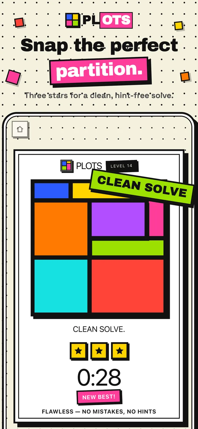 Snap the perfect partition — a clean three-star solve